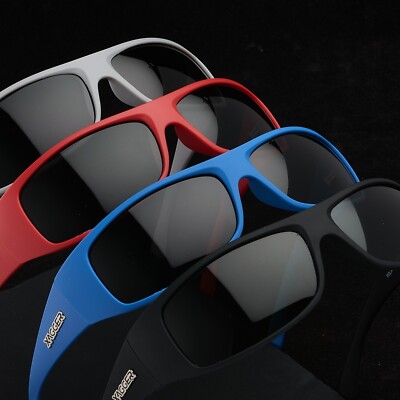 Polarized Fishing Sunglasses Men UV400 Wrap Around Bass Boat Anti Glare Driving