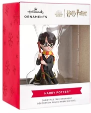 Harry Potter Flying On Broom Hallmark Christmas Tree Ornament 3.5” Ships FAST!
