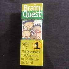 Brain Quest Grade 1 Age 6-7 3rd Edit. Set of 2. Pre-Owned M 