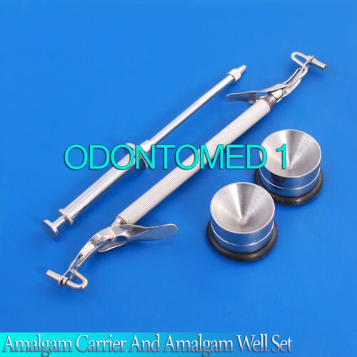 Amalgam Carrier And Amalgam Well Dental Instruments - Picture 1 of 3