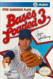 Ryne Sandberg Plays Bases Loaded 3 (Nintendo, 1991) Cartridge Only 