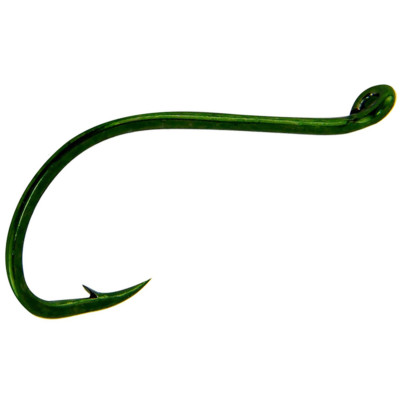 GAMAKATSU OCTOPUS HOOK - GREEN Fly Tying & Fishing Hooks Size 2, 4, 6, 8 NEW!