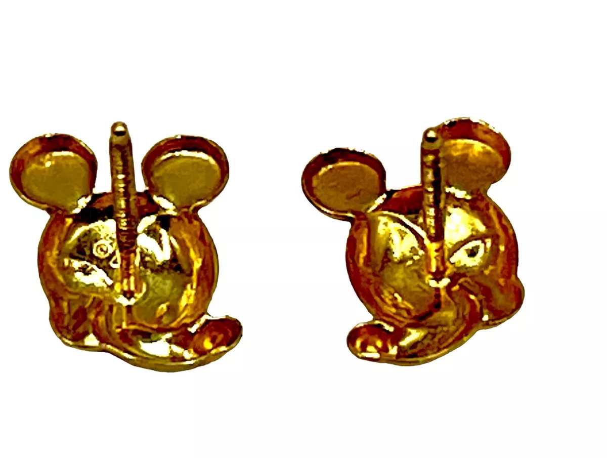 Mickey mouse shop earrings ebay