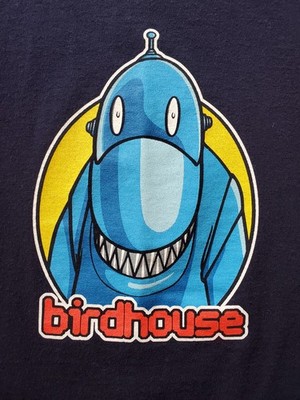 Vintage 90's Birdhouse Skateboards Long Sleeve T Shirt XL | eBay