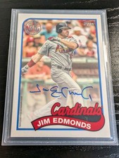 Jim Edmonds 2024 Topps 1989 Auto
