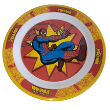 Marvel Ultimate Spider-Man Melamine Plastic Toddler Plate 2012 Evriholder Yu