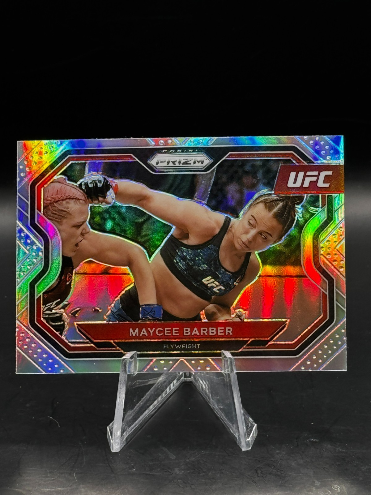 2021 Panini Prizm Debut UFC #163 - MAYCEE BARBER (Silver Prizm)