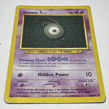 The Pokémon Company Unown [Z] 60/105 Neo Destiny Uncommon 40 HP Eng on eBay