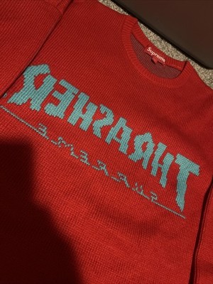 Supreme X Thrasher Collab Sweater Size Large Preowned | eBay