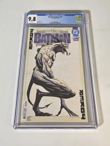 🔥 Absolute Batman #15 CGC 9.8 Graded Cover A 1st First Print Absolute Joker 🔥