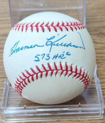 Harmon Killebrew Signed Official MLB Baseball. Minnesota Twins. 573 HRs.  *GTP