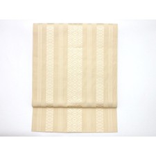 Authentic Summer Obi Sash for Japanese Kimono, All-over Pattern Sha Kenjo H...