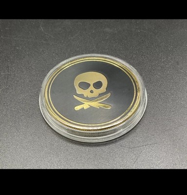 Petes Pirate Life V1 Coin Fly The Flag 18k Gold Plated