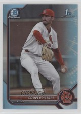 2022 Bowman Draft Chrome Sky Blue Refractor Cooper Hjerpe #BDC-95 04xc