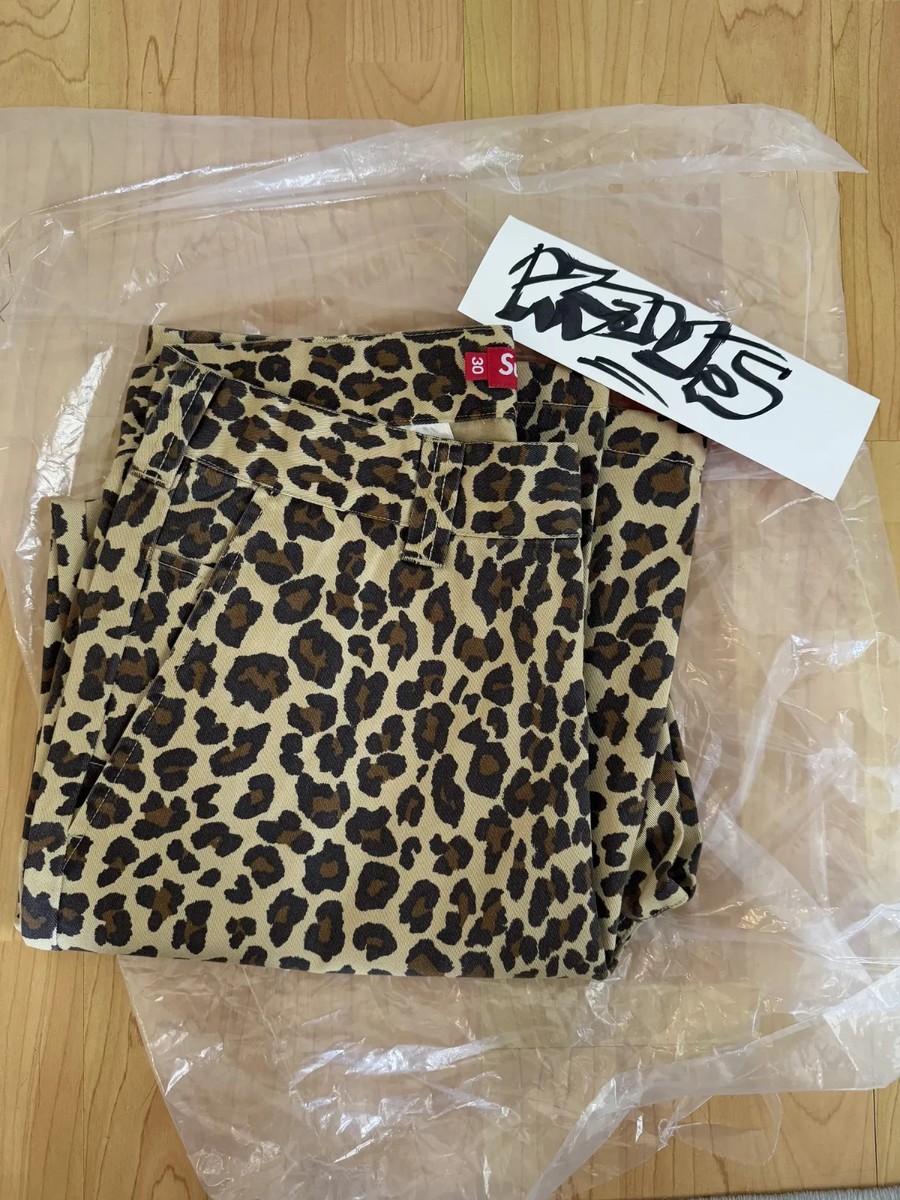 Supreme Toy Machine Work Pant Leopard 30 | eBay