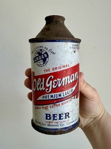 Old German Cone Top Beer Can Cumberland, Maryland MD