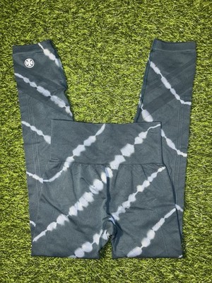 Tory Burch Size XS Women s High-Rise Shibori Seemless Leggings Tie-Dye