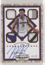 2016 Grand Reserve Rookie Cornerstones Granite 13/25 Malachi Richardson Auto 0q0
