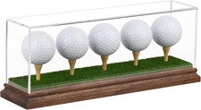 Hole in One Golf Ball Display Case Golf Ball Display Case Holder for 5 Golf