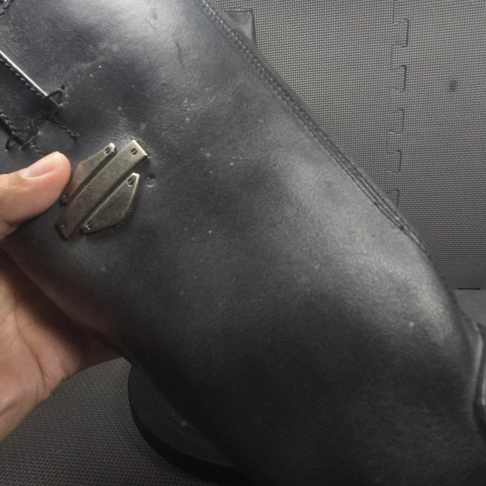 Harley-Davidson Botas Mujer Talla 7 Cuero Negro Moto Arnés Alto 85517 Foto 2 de 4