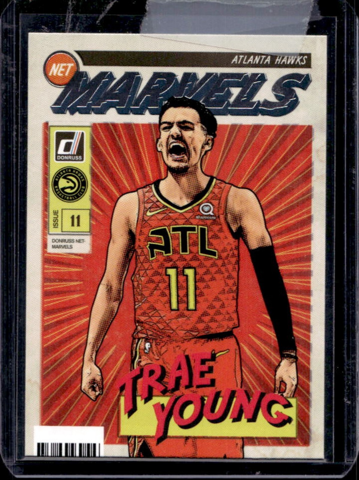 2019-20 Panini Donruss Trae Young Net Marvels #16 Hawks