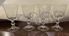 Lenox ANTIQUE Clear CRYSTAL  5 1/4” WINE GOBLETS Glasses Set Of 4 — photo 1