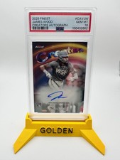 2025 Topps Finest  JAMES WOOD  Creators RC Auto Case Hit PSA 10 POP 1!!