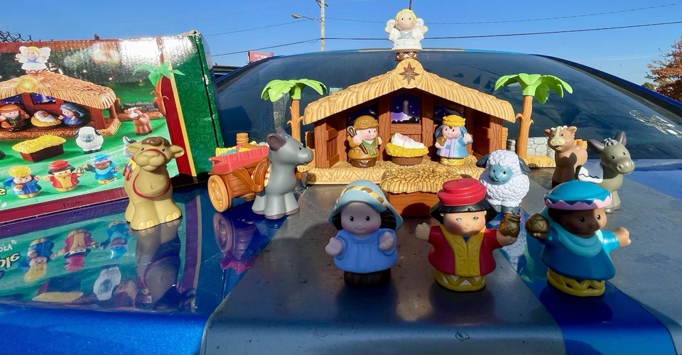 Belén Fisher Price Little People 2002 vintage con caja ¡¡Envío rápido!!! Foto 4 de 4