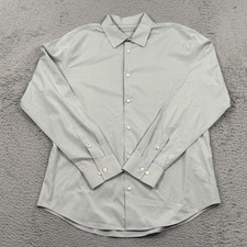 Everlane Shirt Mens Large Grey Stretch Button Down Long Sleeve Dress Modern