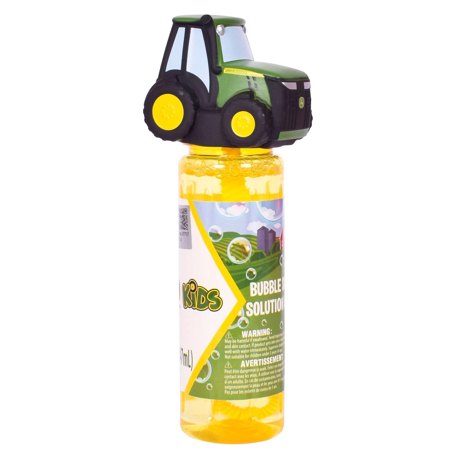 John Deere Tractor Bubble Bottle with 5oz Non-Toxic Solution NEW