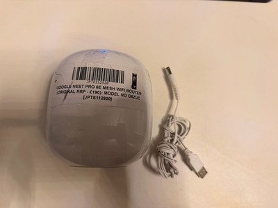 Google Nest Wifi Pro 6E Mesh Router - Schnelles & Zuverlässiges WLAN - Guter Zustand
