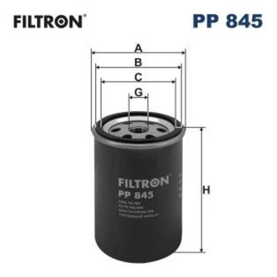 For FILTRON PP 845 FUEL FILTER - DIESEL AUTOSAN, AVIA, IKARUS,