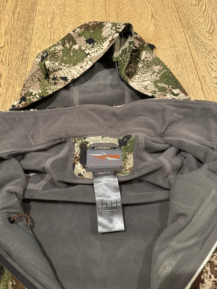 Chaqueta Sitka Jetstream Optifade Subalpine Para Hombre USADA UNA VEZ Extra Grande Foto 3 de 4