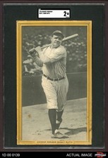 1934 Goudey Premium Babe Ruth Yankees HOF SGC 2 - GOOD