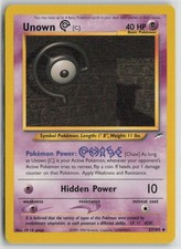 Unown [C] 57/105 Uncommon Neo Destiny Pokemon Unlimited Lightly Played on eBay
