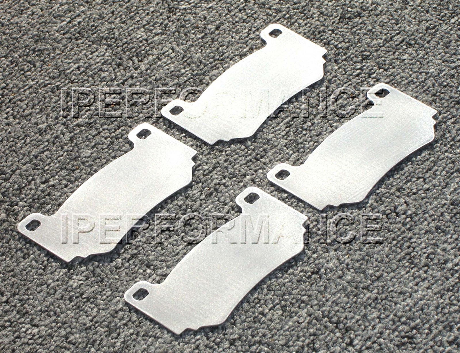 Titanium Brake Pad Shim Heat Shield Set for Lotus Elise, 4P AP Racing; Front
