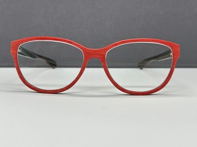 Haseloff Eyeglasses Frames men woman Wood Round Red Brown Panto Oval Big Leja 23