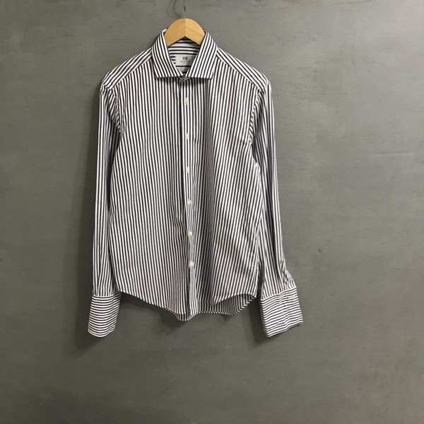 Men Boggi Milano Shirt White Cotton 40 /L / 48 #1VV7