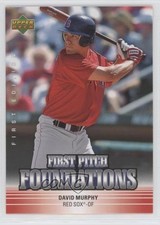 2007 Upper Deck First Edition First Pitch Foundations David Murphy #FPF-DM fm0