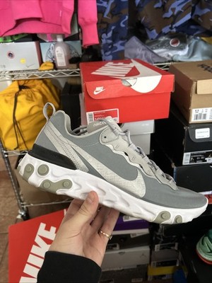 Size 10.5 - Nike React Element 55 Silver Super Clean Og All!!