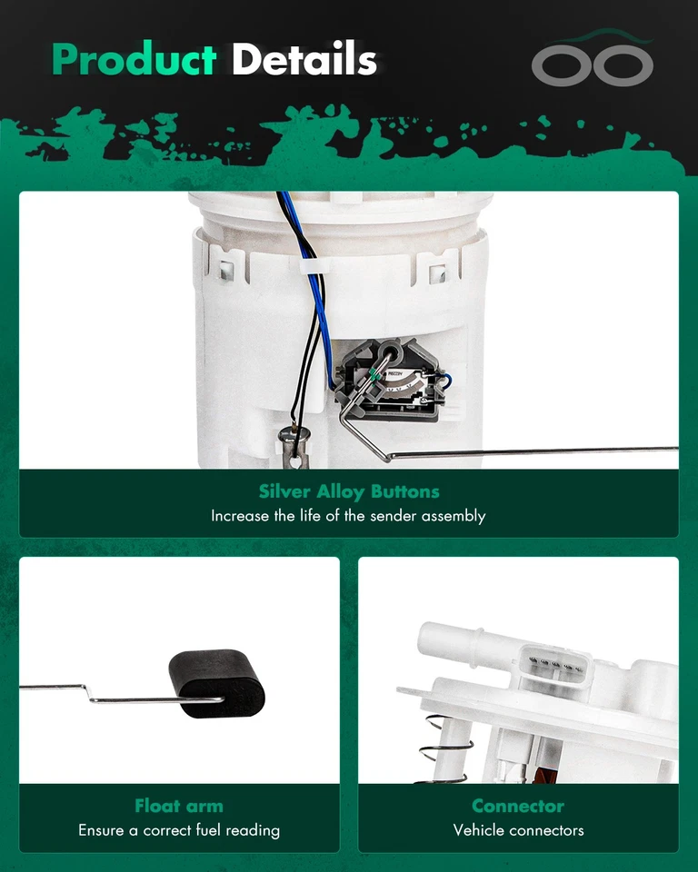 Bomba de combustible para Nissan Pathfinder Xterra Frontier Suzuki Equator 4,0 L E8743M nueva Foto 3 de 4