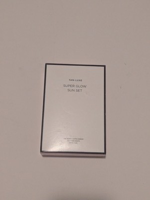 Tan Luxe Super Glow Sun Set THE BODY SUPER Glow Self Tan Drops Medium Dark NIB