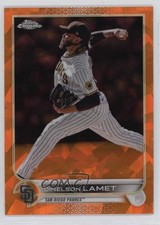 2022 Topps Chrome Update Sapphire Orange 7/25 Dinelson Lamet #US18 06y2