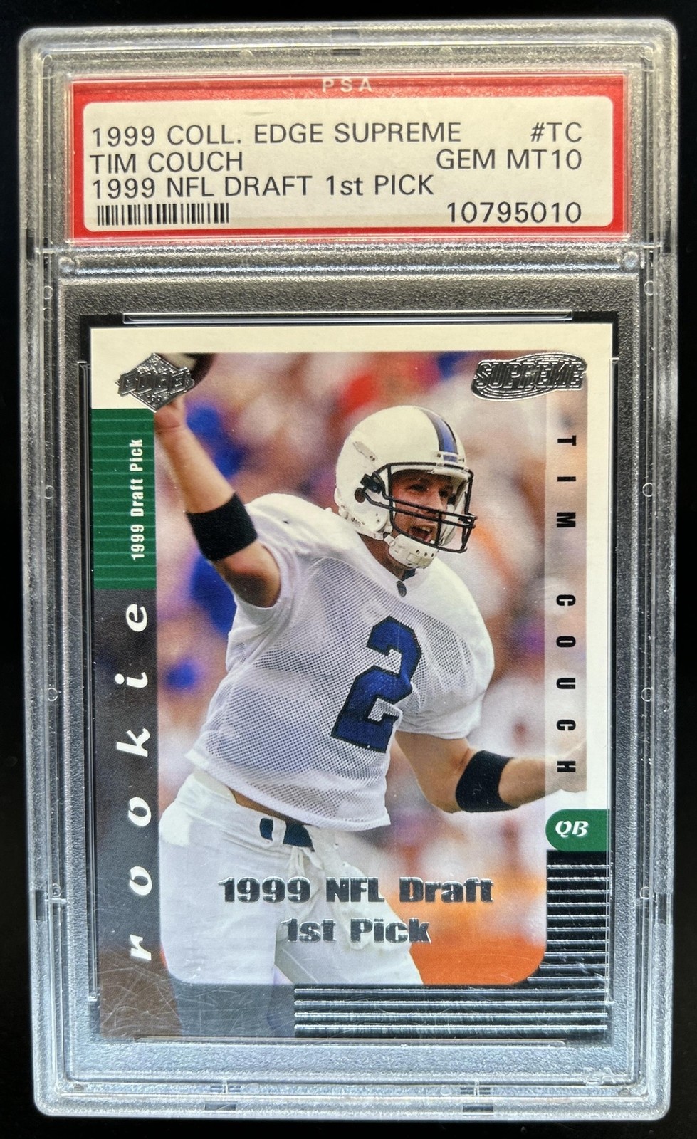 Tim Couch Collector's Edge Supreme Draft Day Preview #TC Base