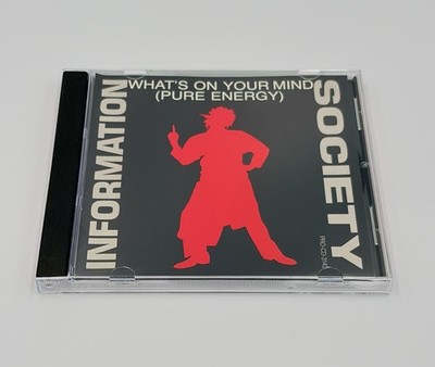Information Society What's on Your Mind 4 Track CD Single 1988 Tommy Boy Promo