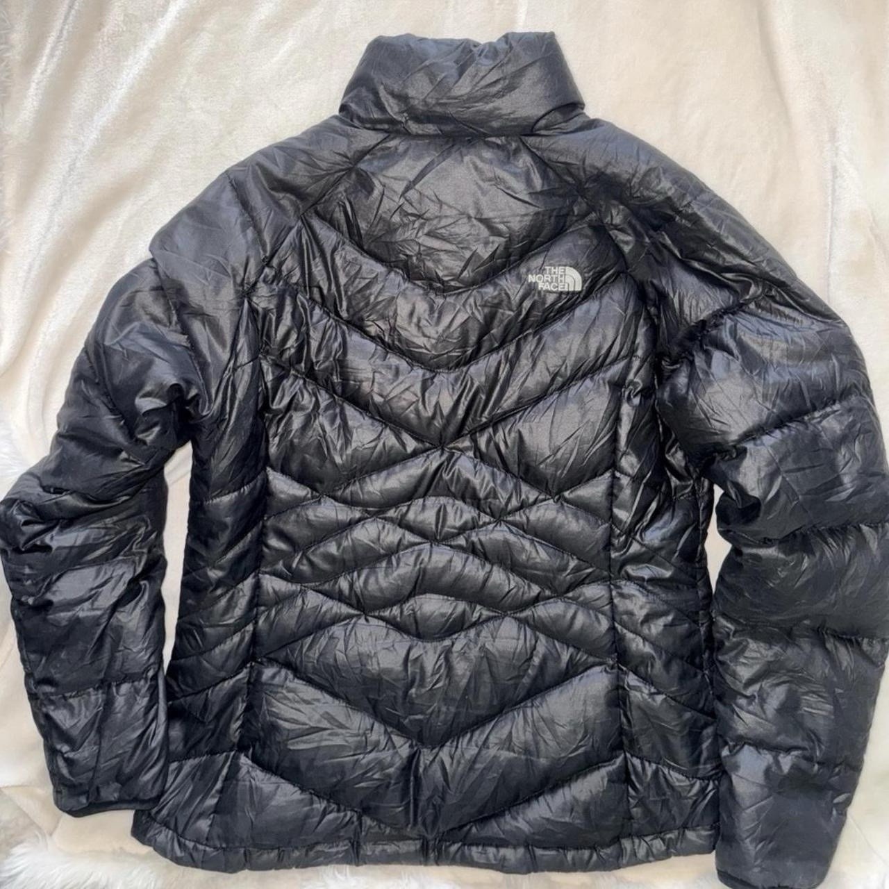 The North Face Aconcagua Puffer Jacket Womens Large  Black 550 Goose Down Coat thumbnail 2
