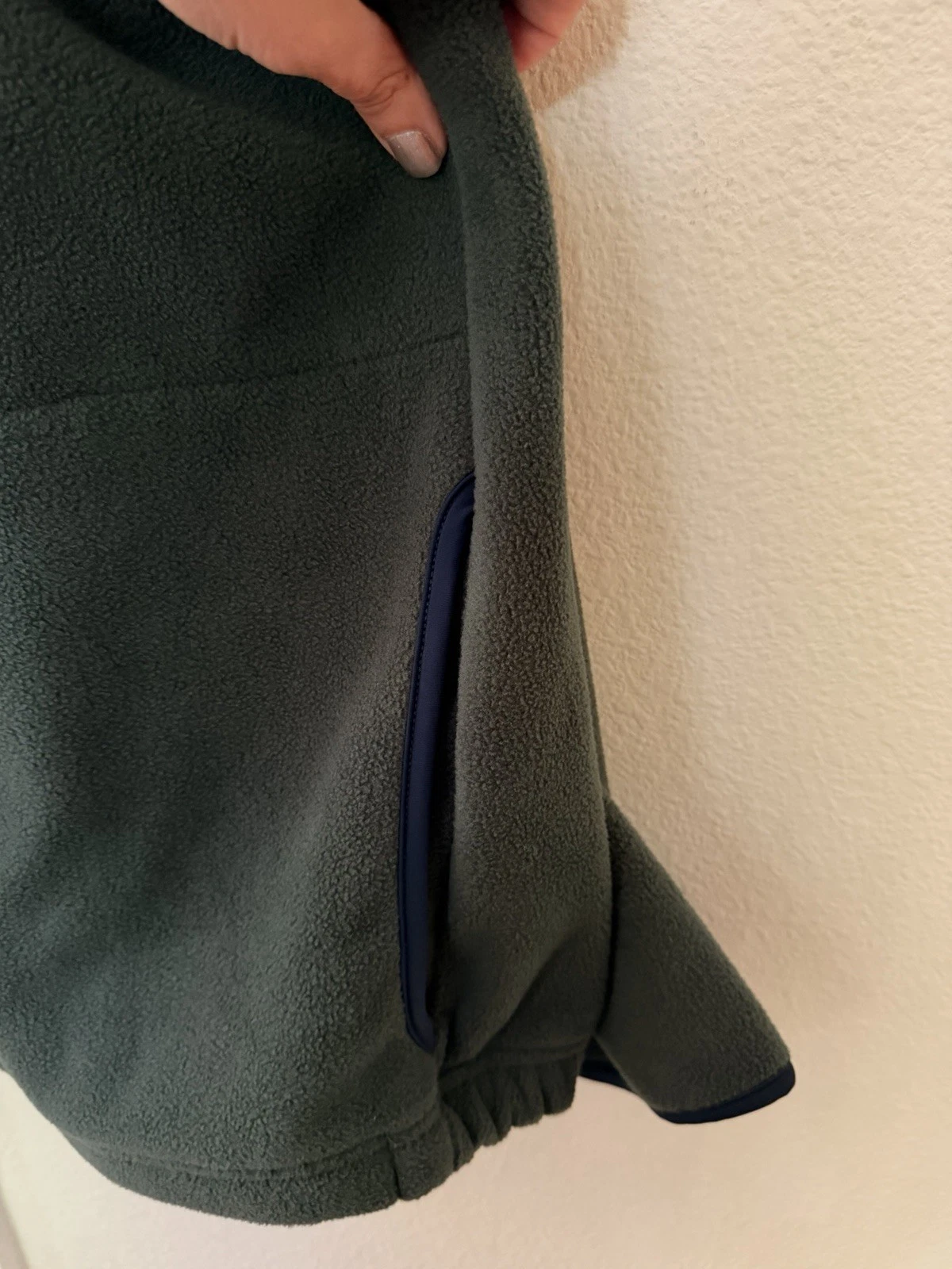 Nautica Men's Fleece Pullover Sweatshirt Mock Neck Snap Pockets 2XL/3XL - product detail image 6