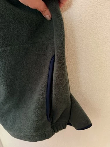 Nautica Men's Fleece Pullover Sweatshirt Mock Neck Snap Pockets 2XL/3XL image 6