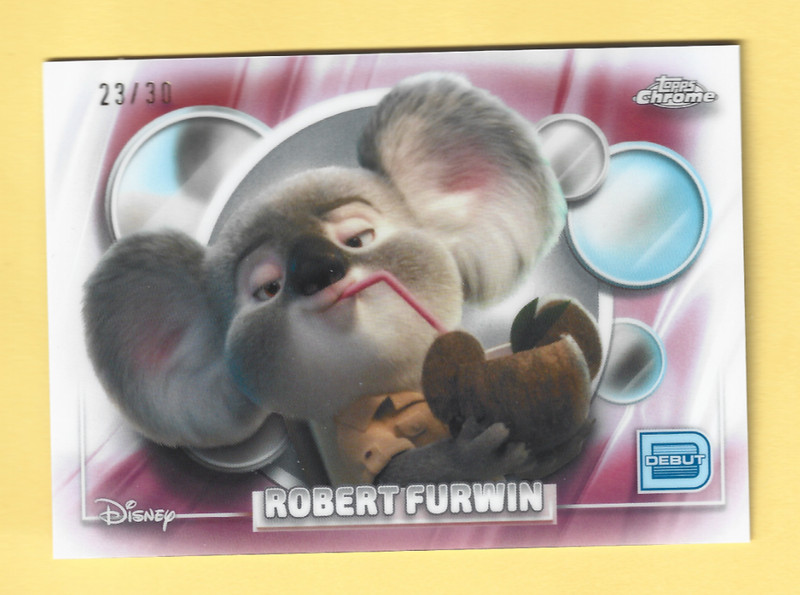 2026 Topps Chrome Disney Robert Furwin #73 DEBUT Pearl Refractor #23/30
