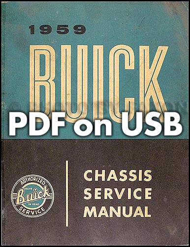 1959 Buick USB Shop Manuell Und KöRper Service Electra Lesabre Invicta Reparatur-image